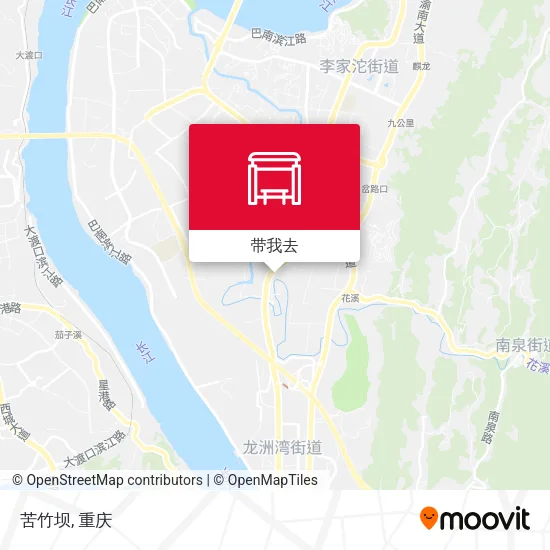 苦竹坝地图