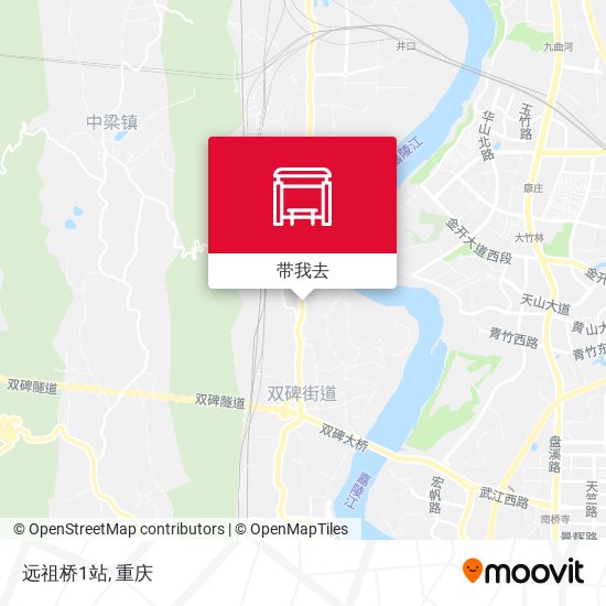 远祖桥1站地图