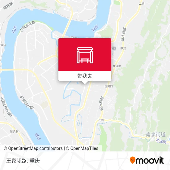 王家坝路地图