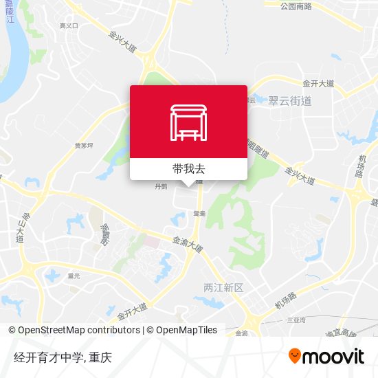 经开育才中学地图