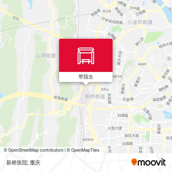 新桥医院地图
