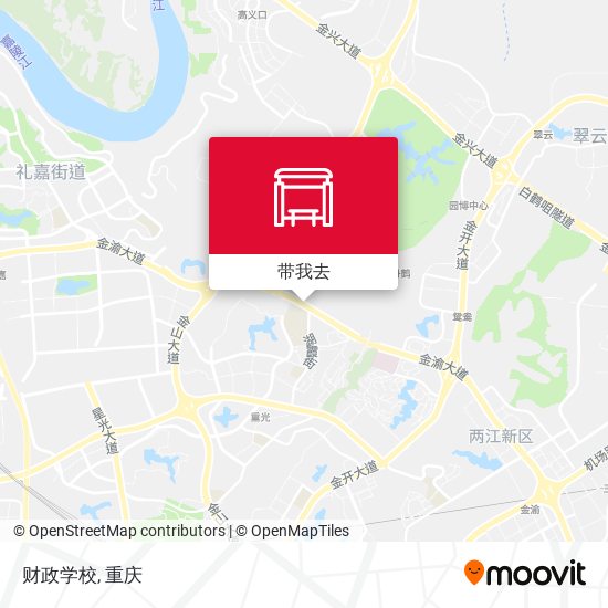 财政学校地图