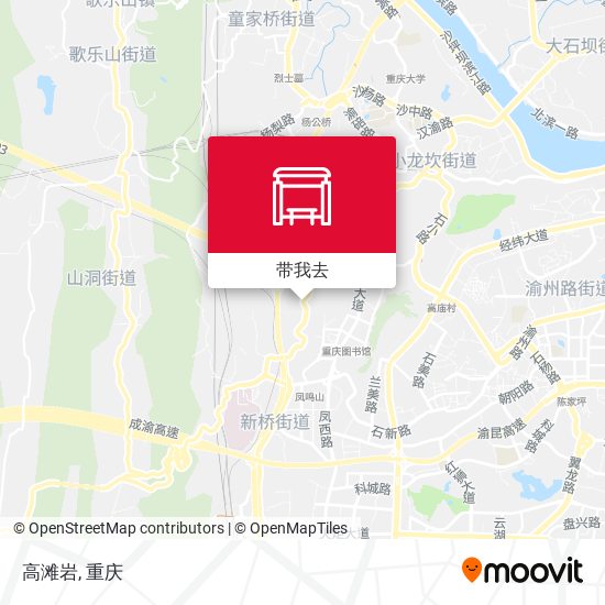 高滩岩地图