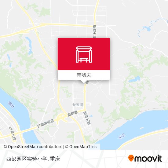 西彭园区实验小学地图