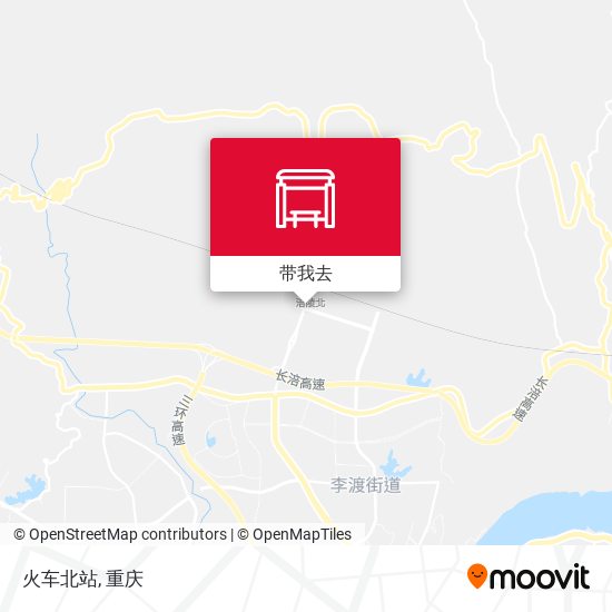 火车北站地图