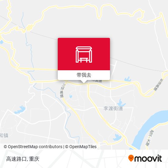 高速路口地图