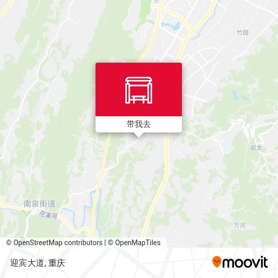 迎宾大道地图