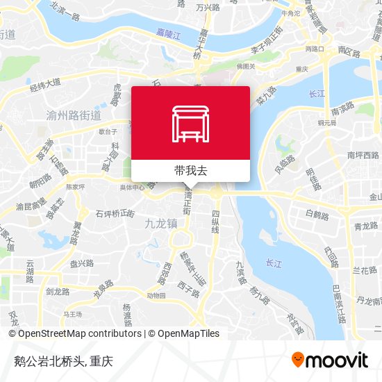 鹅公岩北桥头地图