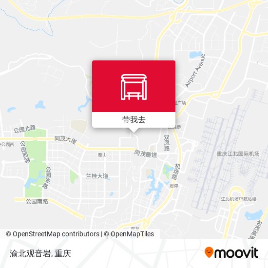 渝北观音岩地图