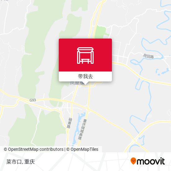 菜市口地图