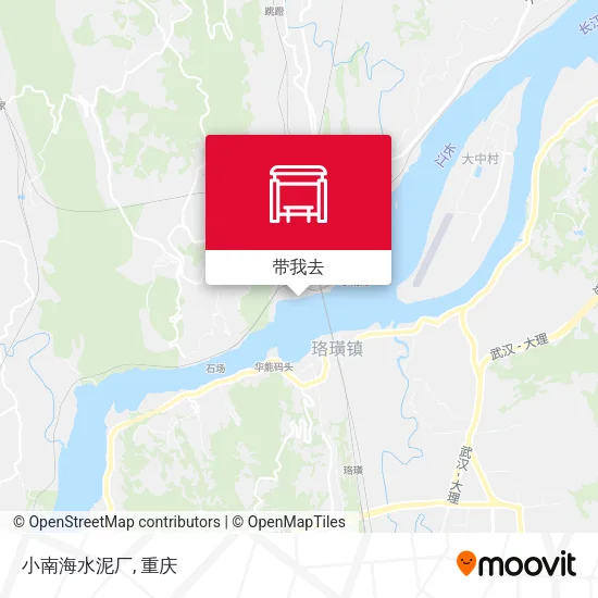 小南海水泥厂地图