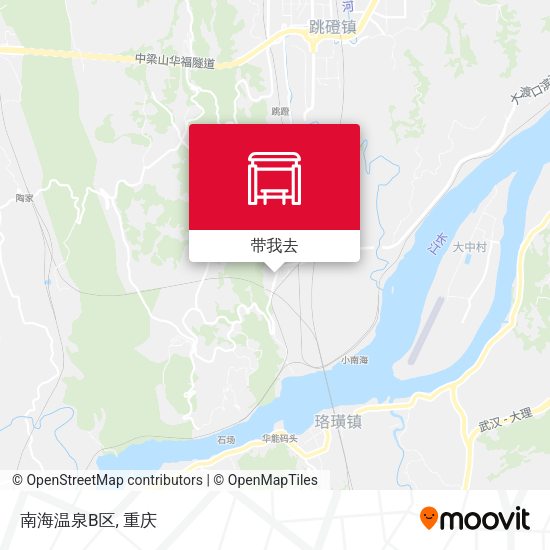 南海温泉B区地图