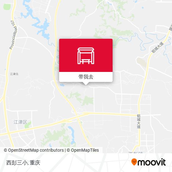 西彭三小地图