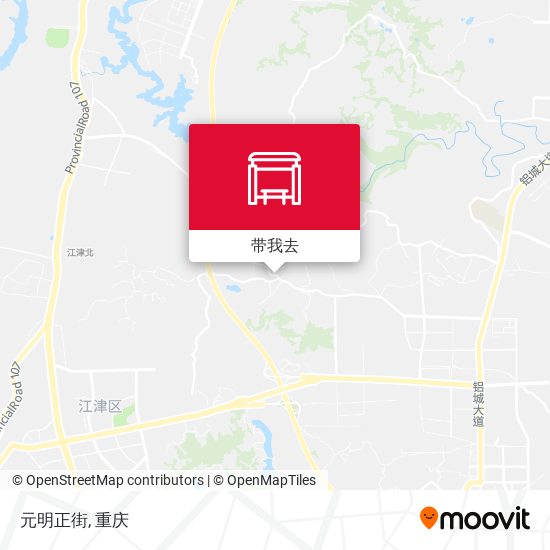 元明正街地图