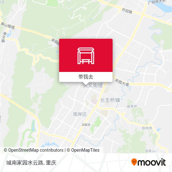 城南家园水云路地图