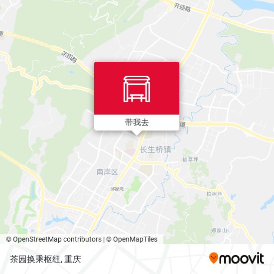 茶园换乘枢纽地图