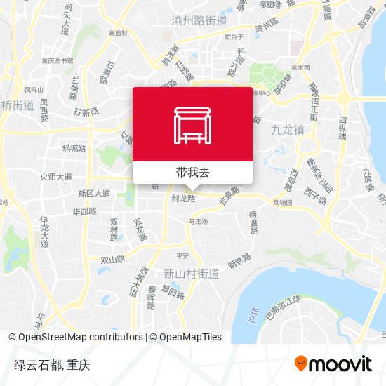 绿云石都地图