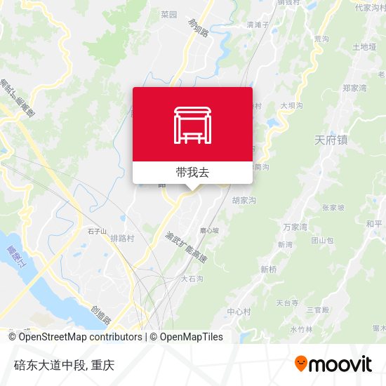 碚东大道中段地图