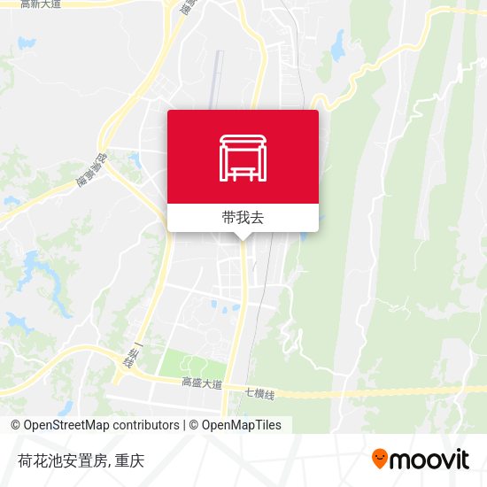 荷花池安置房地图
