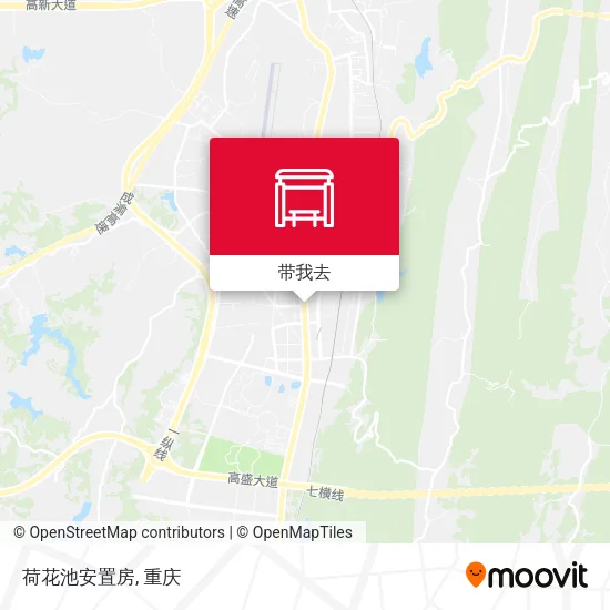 荷花池安置房地图