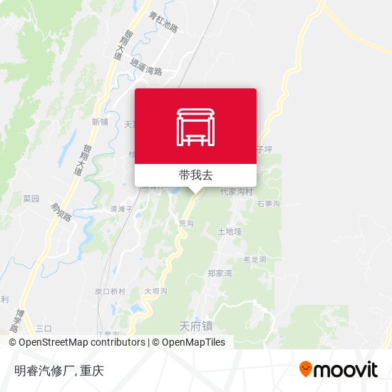 明睿汽修厂地图