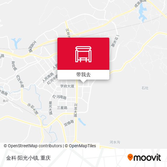 金科·阳光小镇地图