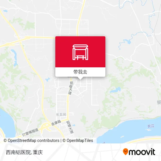 西南铝医院地图