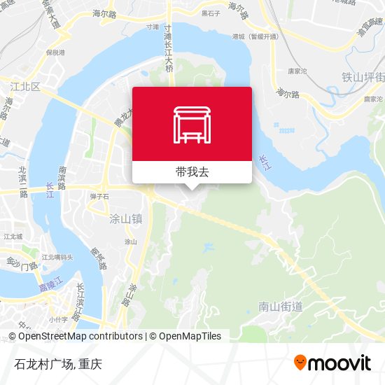 石龙村广场地图