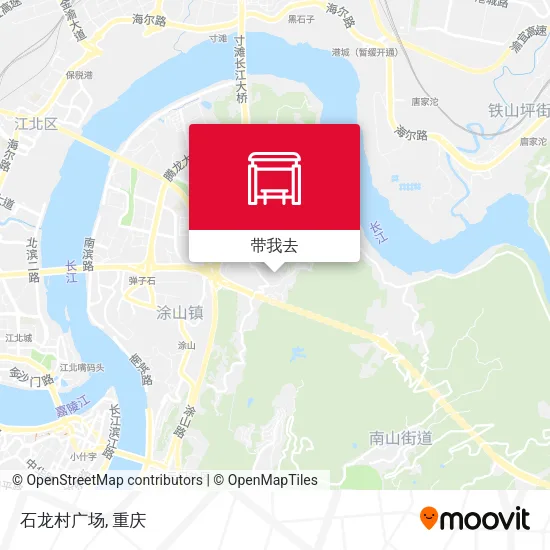 石龙村广场地图