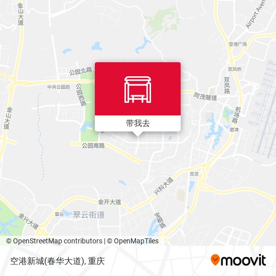 空港新城(春华大道)地图