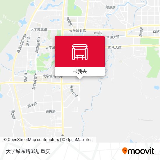 大学城东路3站地图