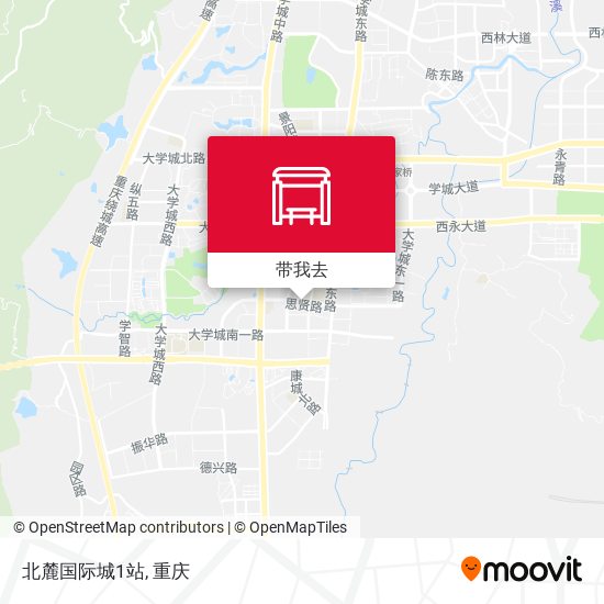 北麓国际城1站地图