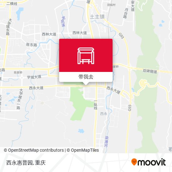 西永惠普园地图