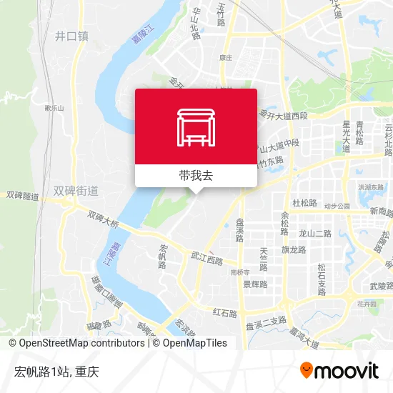 宏帆路1站地图