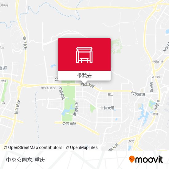 中央公园东地图