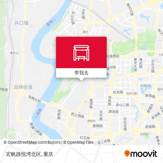 宏帆路悦湾北区地图