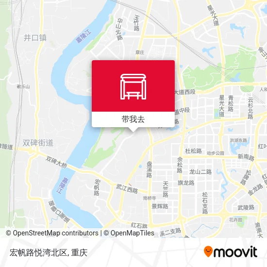 宏帆路悦湾北区地图