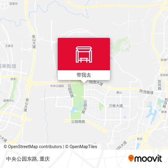中央公园东路地图