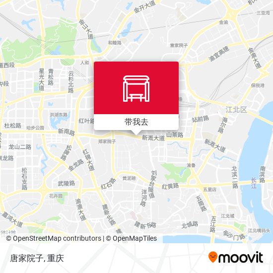 唐家院子地图