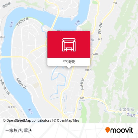 王家坝路地图
