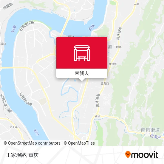 王家坝路地图