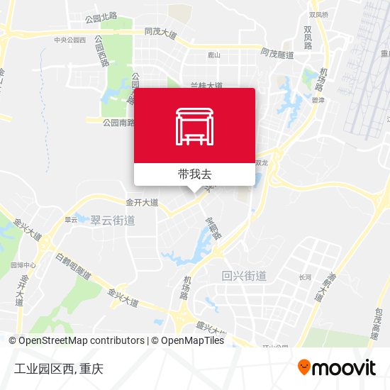 工业园区西地图