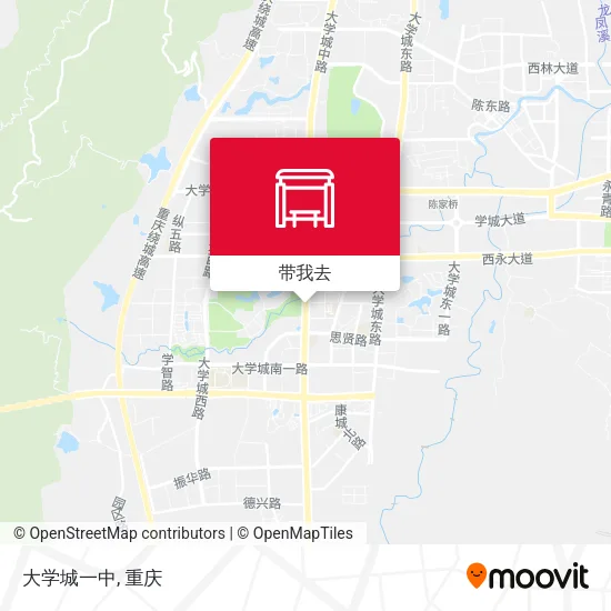 大学城一中地图