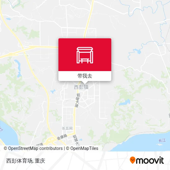 西彭体育场地图