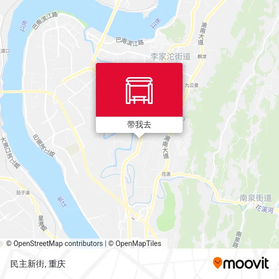民主新街地图