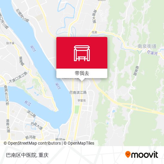 巴南区中医院地图