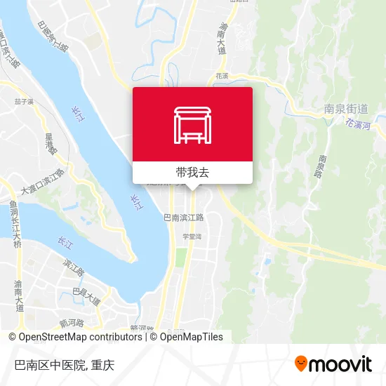 巴南区中医院地图