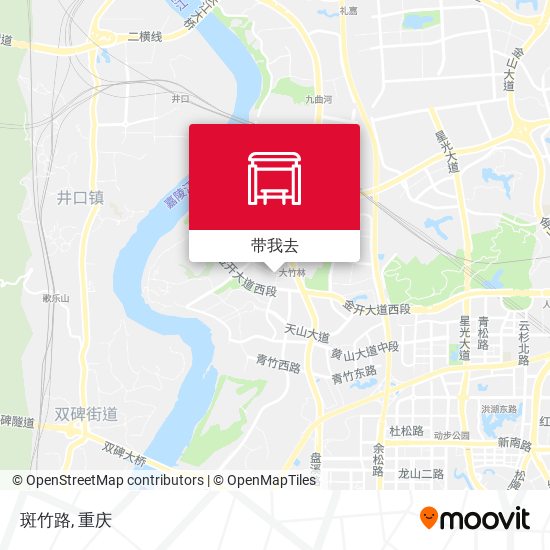 斑竹路地图