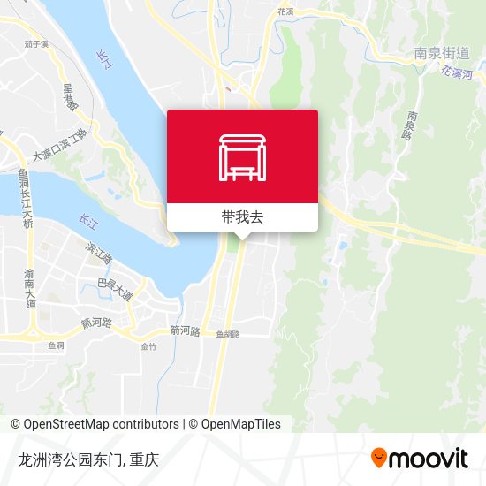 龙洲湾公园东门地图