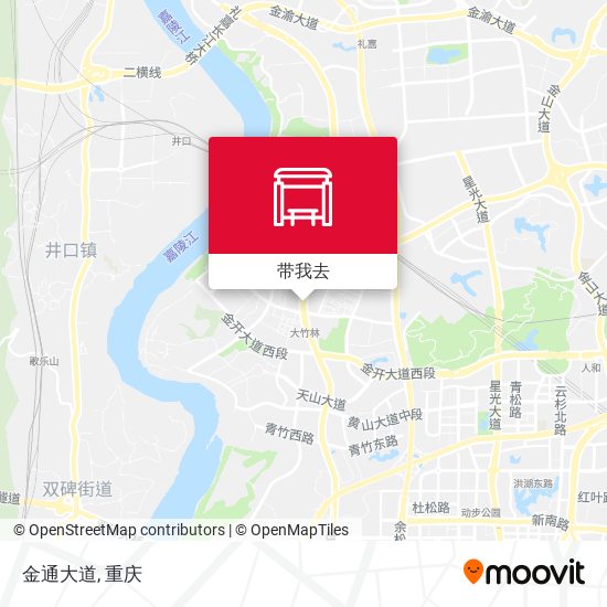 金通大道地图